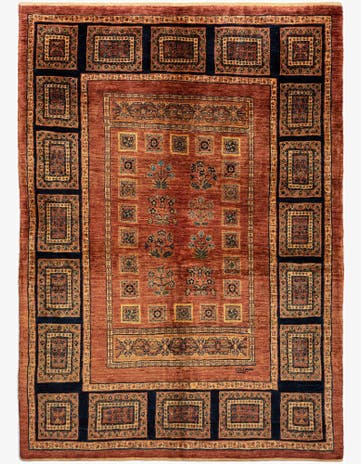 4' 11 x 7' 3 Luribaft Wool Rug