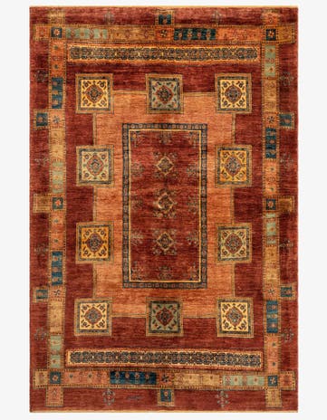 5' 7 x 8' 4 Luribaft Wool Rug