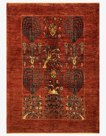 4' 11 x 6' 11 Luribaft Wool Rug