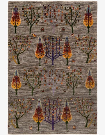 4' x 6' Luribaft Wool Rug