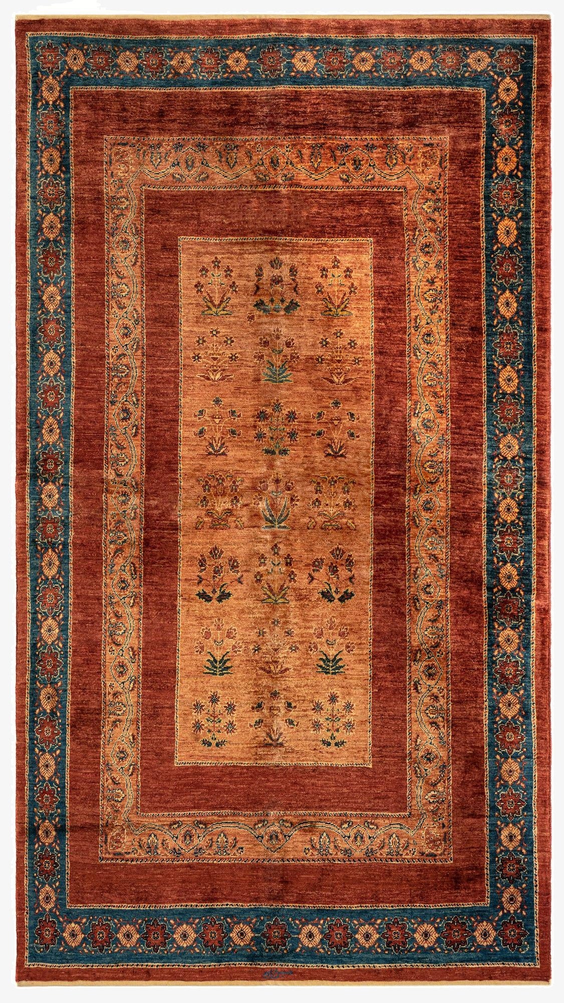 4' 7 x 8' 3 Luribaft Wool Rug