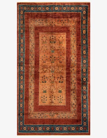 4' 7 x 8' 3 Luribaft Wool Rug