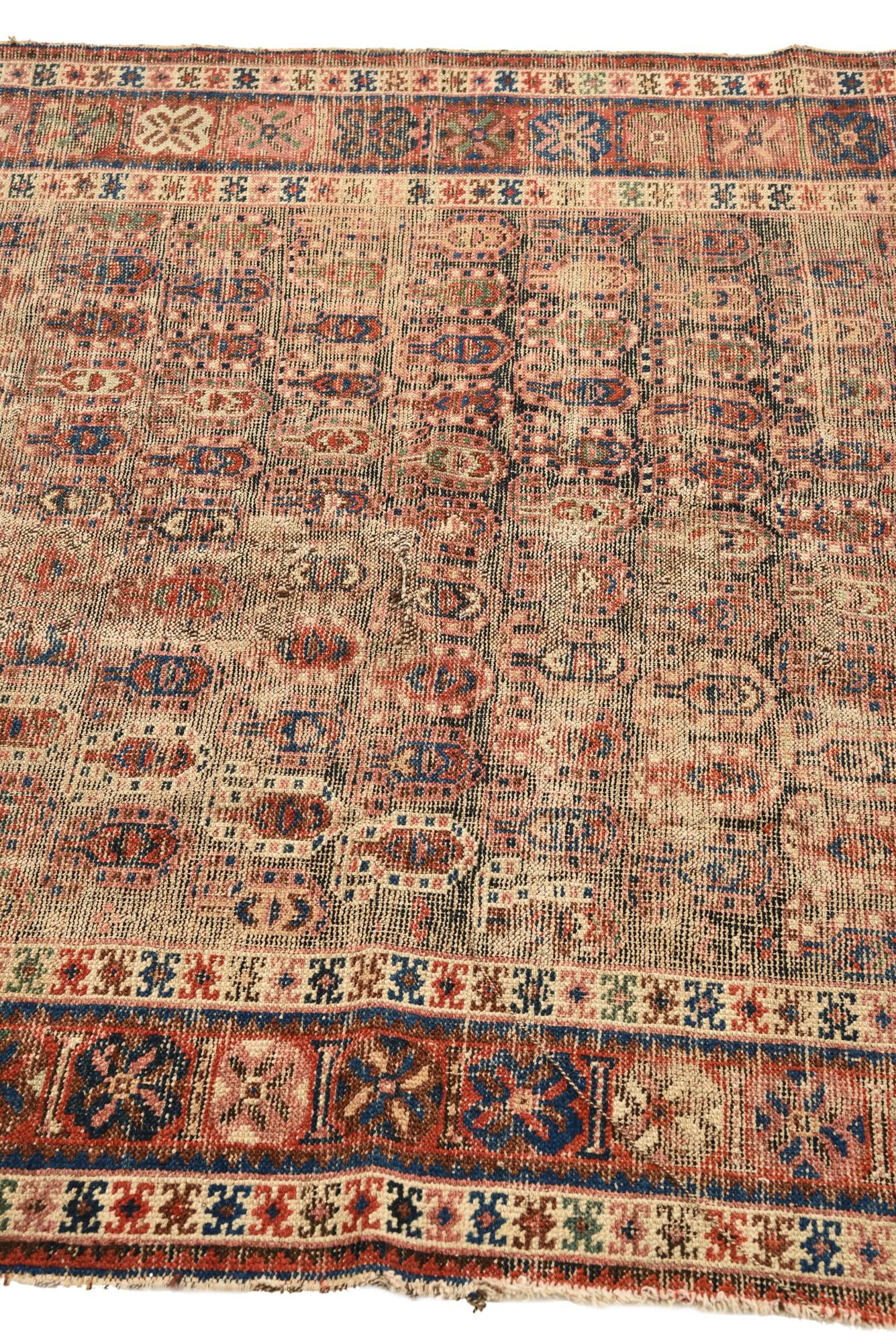 4' 3 x 6' 1 Hand Knotted Malayer Persian Wool Rug