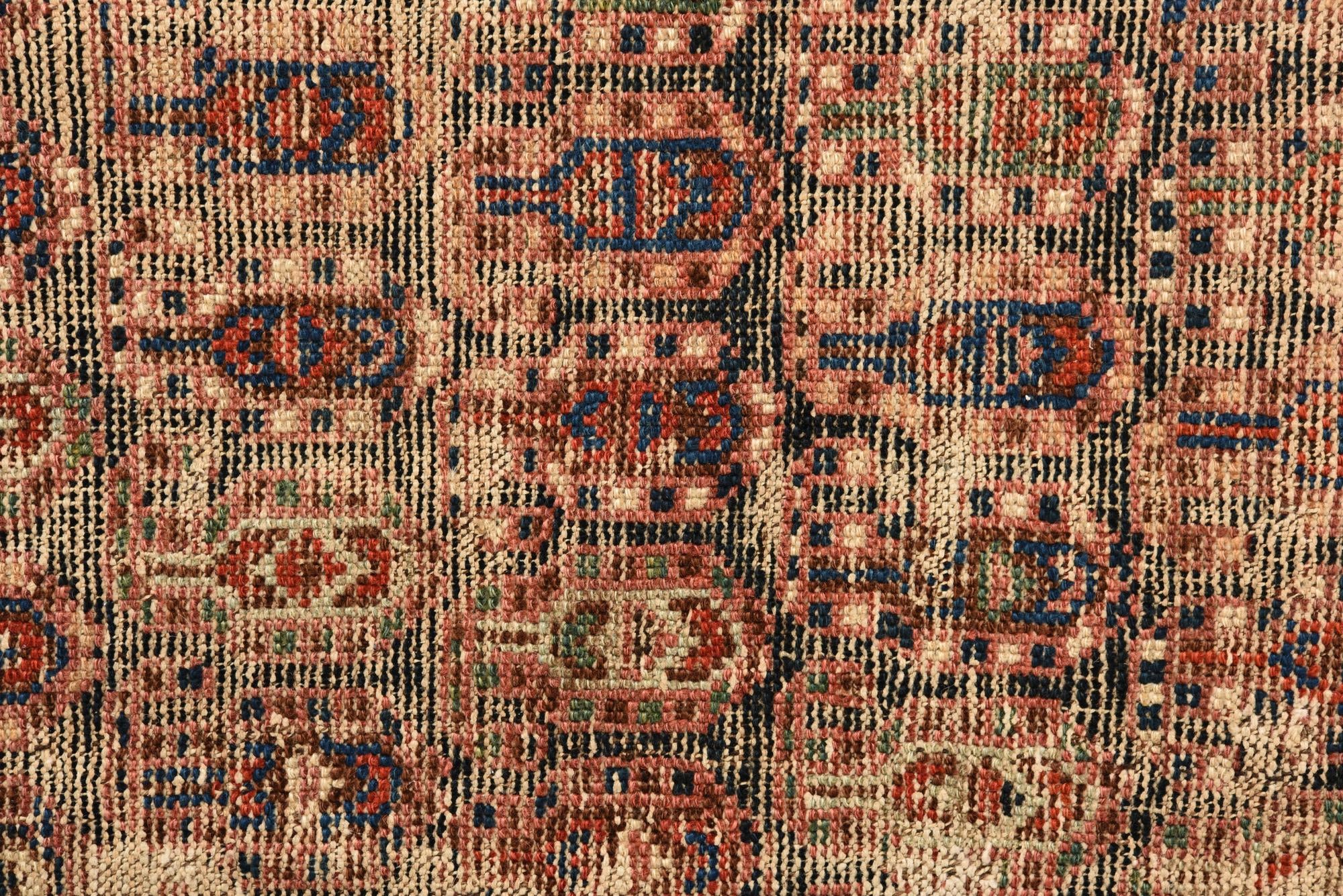 4' 3 x 6' 1 Hand Knotted Malayer Persian Wool Rug