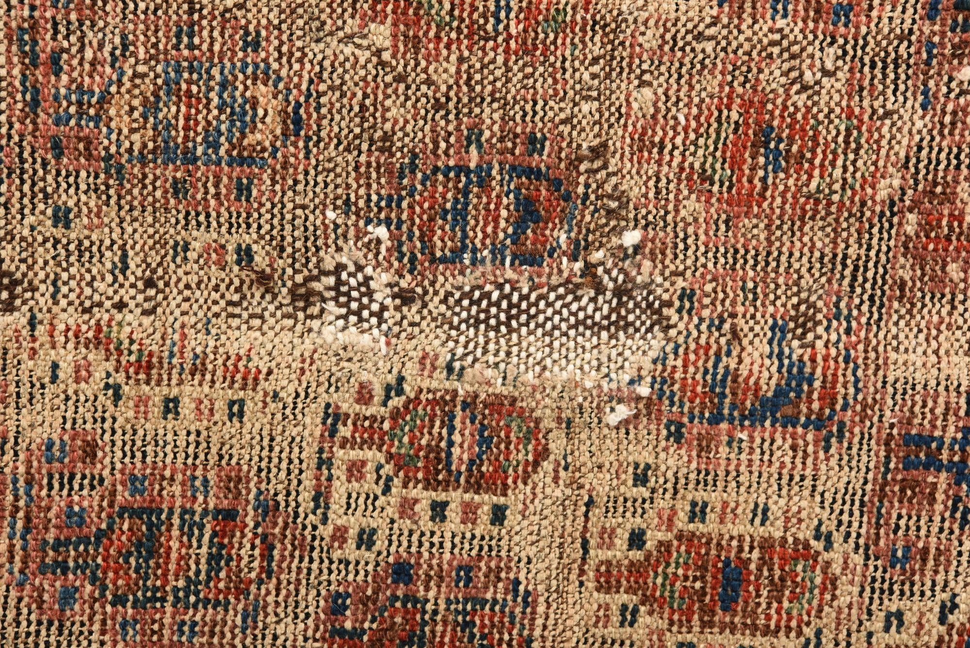 4' 3 x 6' 1 Hand Knotted Malayer Persian Wool Rug