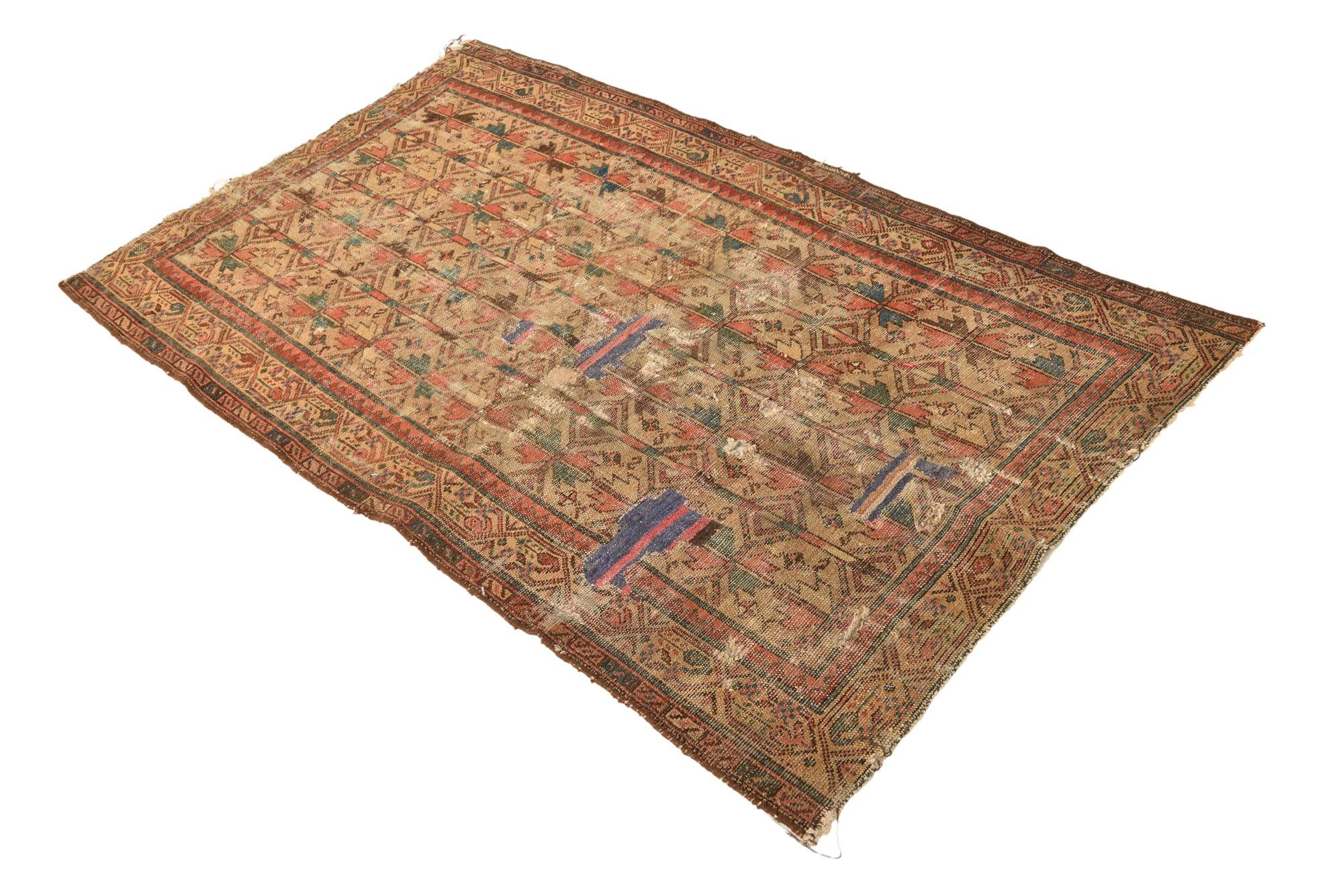 3' 4 x 6' Hand Knotted Malayer Persian Wool Rug