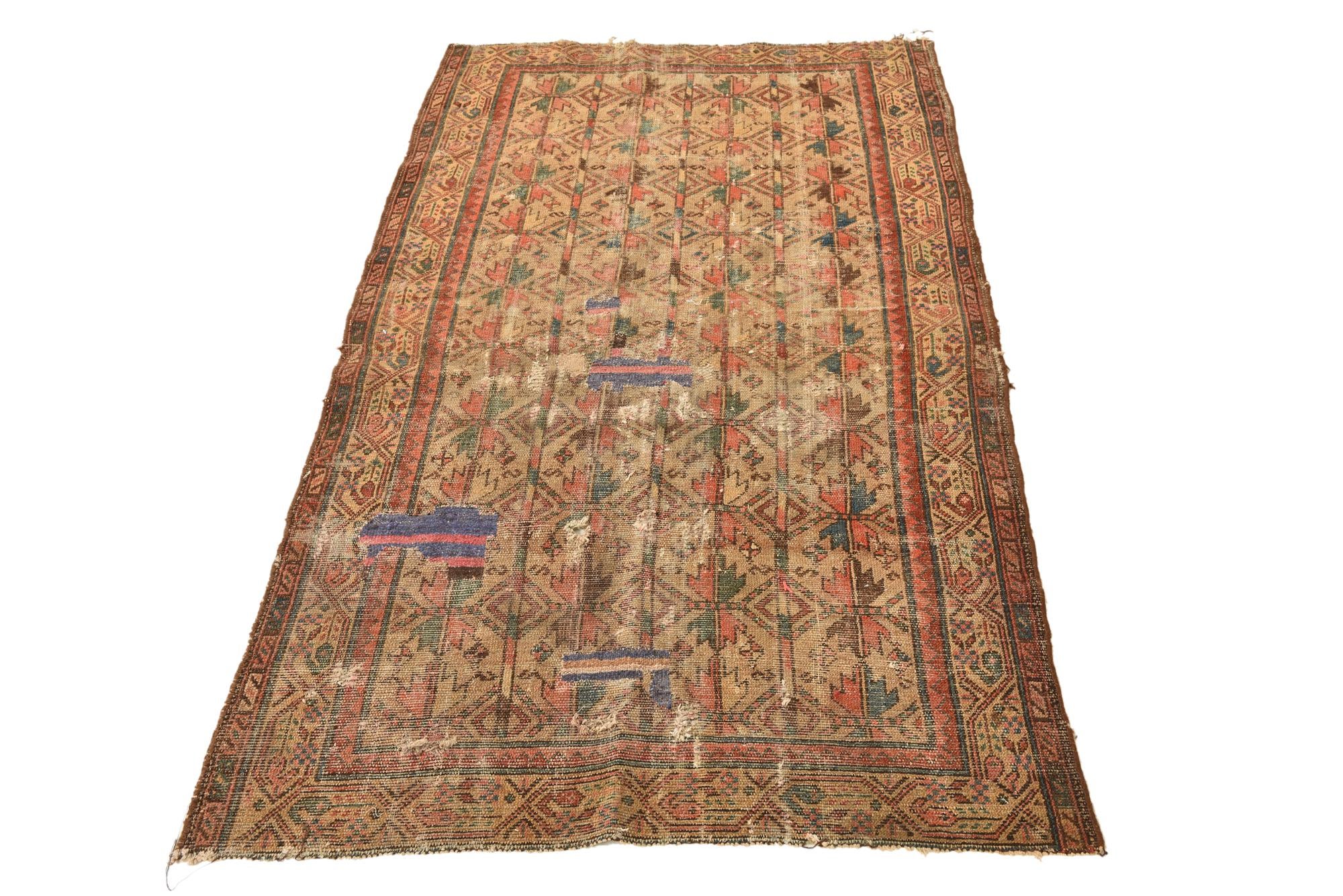 3' 4 x 6' Hand Knotted Malayer Persian Wool Rug