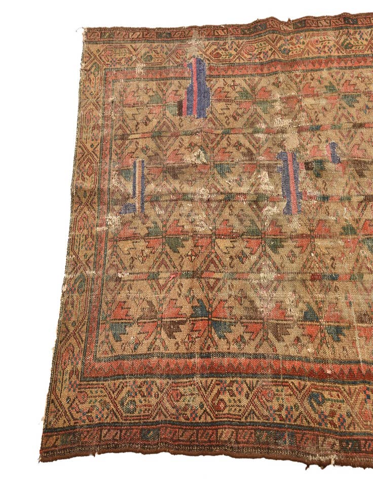 Detail image of 3' 4 x 6' Hand Knotted Malayer Persian Wool Rug