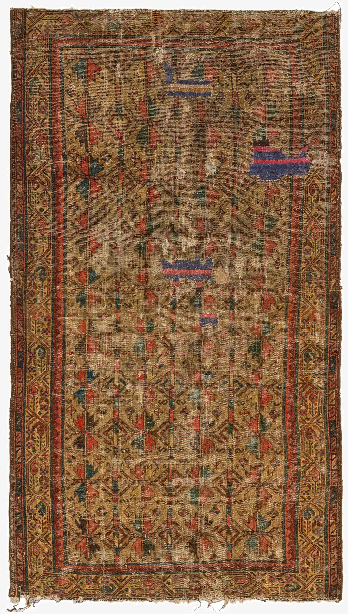 3' 4 x 6'  Hand Knotted Malayer Persian Wool Rug