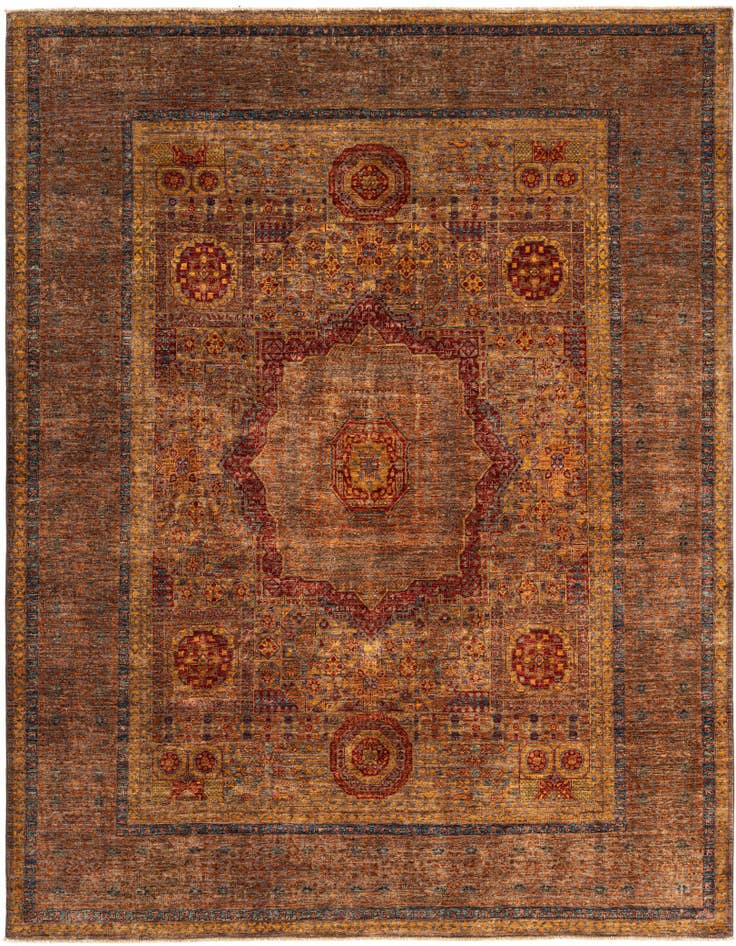 Detail image of 8' 2 x 10' 1 Mamluk Wool Rug