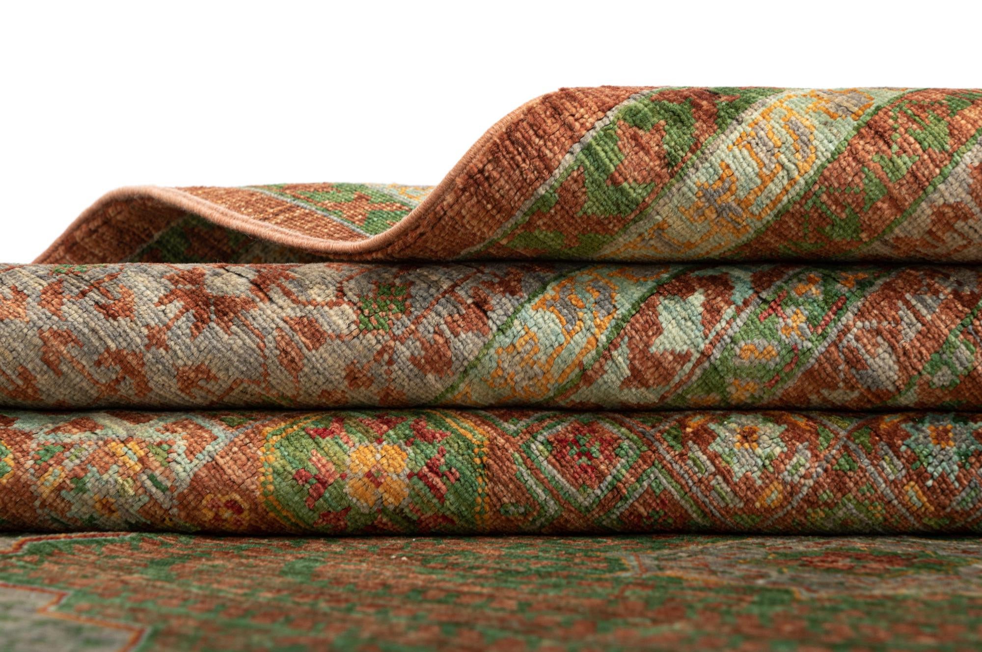 6' 11 x 9' 11 Mamluk Wool Rug