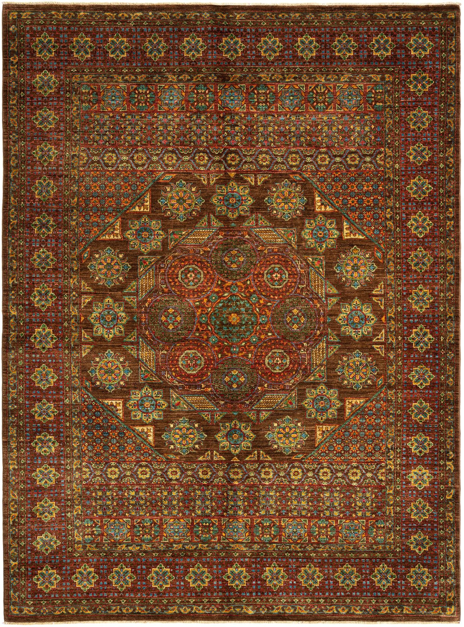 5' 7 x 7' 6 Mamluk Rug