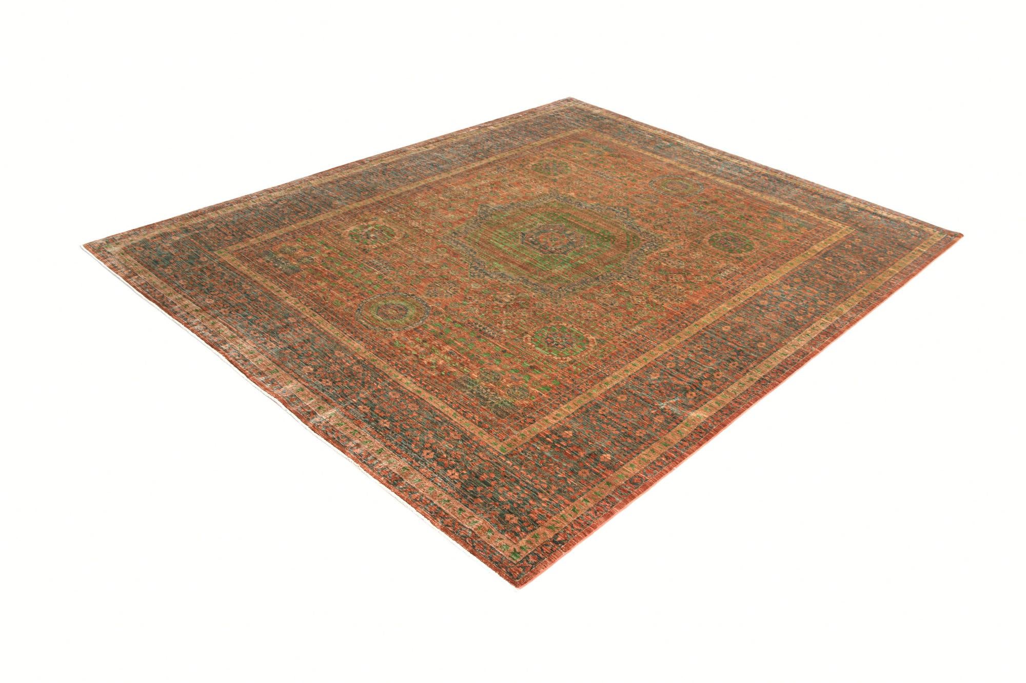 8' x 9' 10 Mamluk Wool Rug