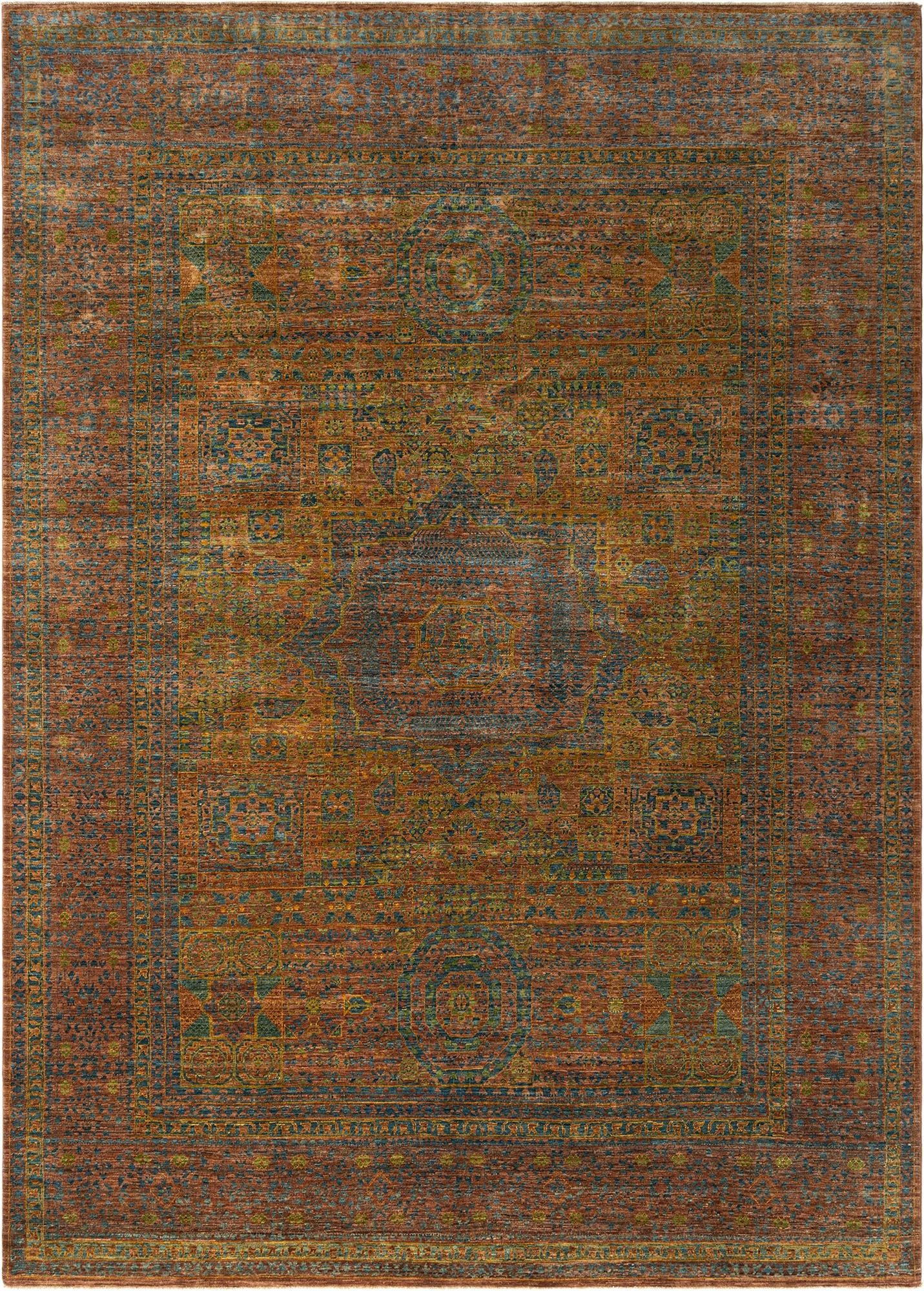 8' 1 x 11' 3 Mamluk Wool Rug