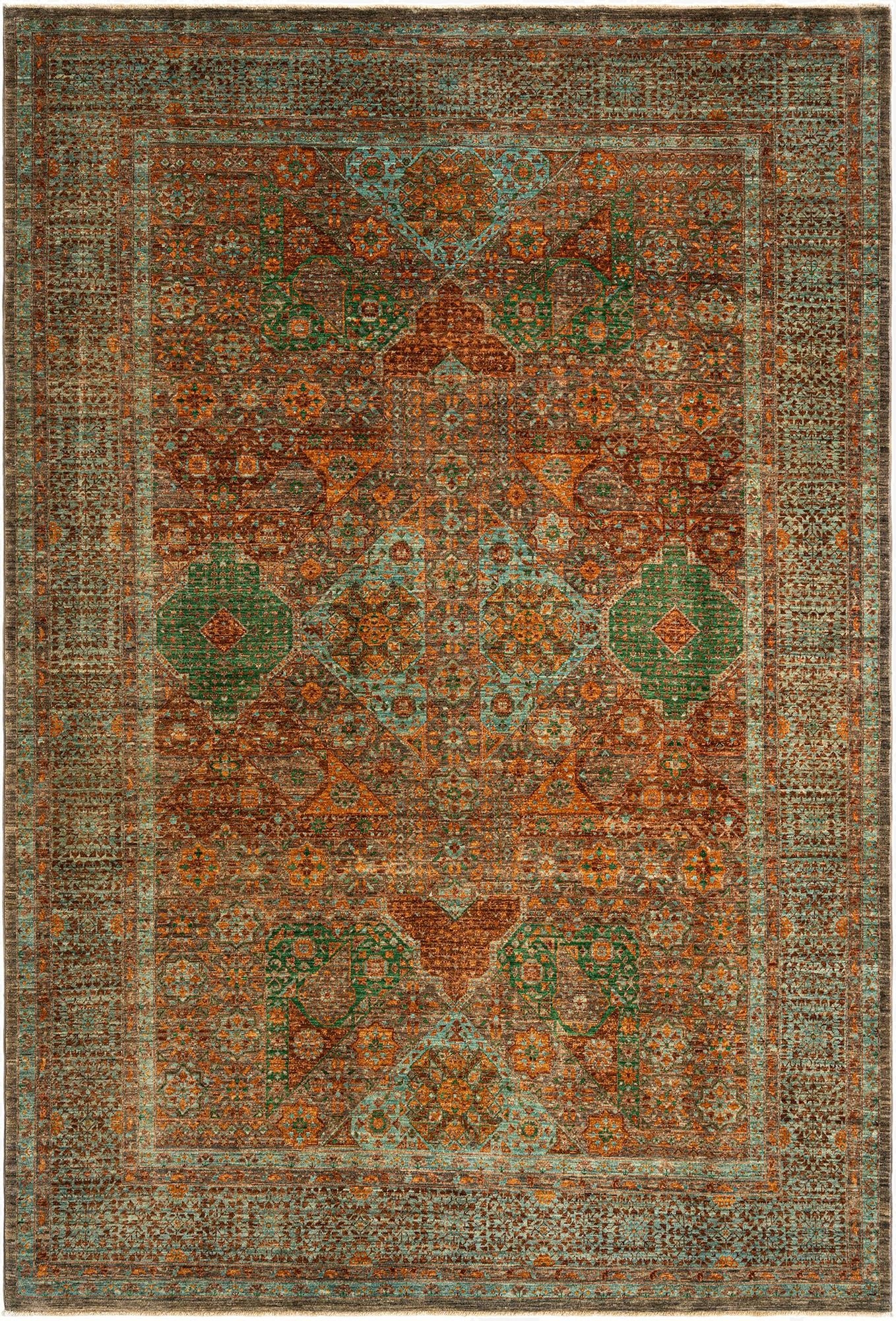 6' 9 x 9' 11 Mamluk Rug