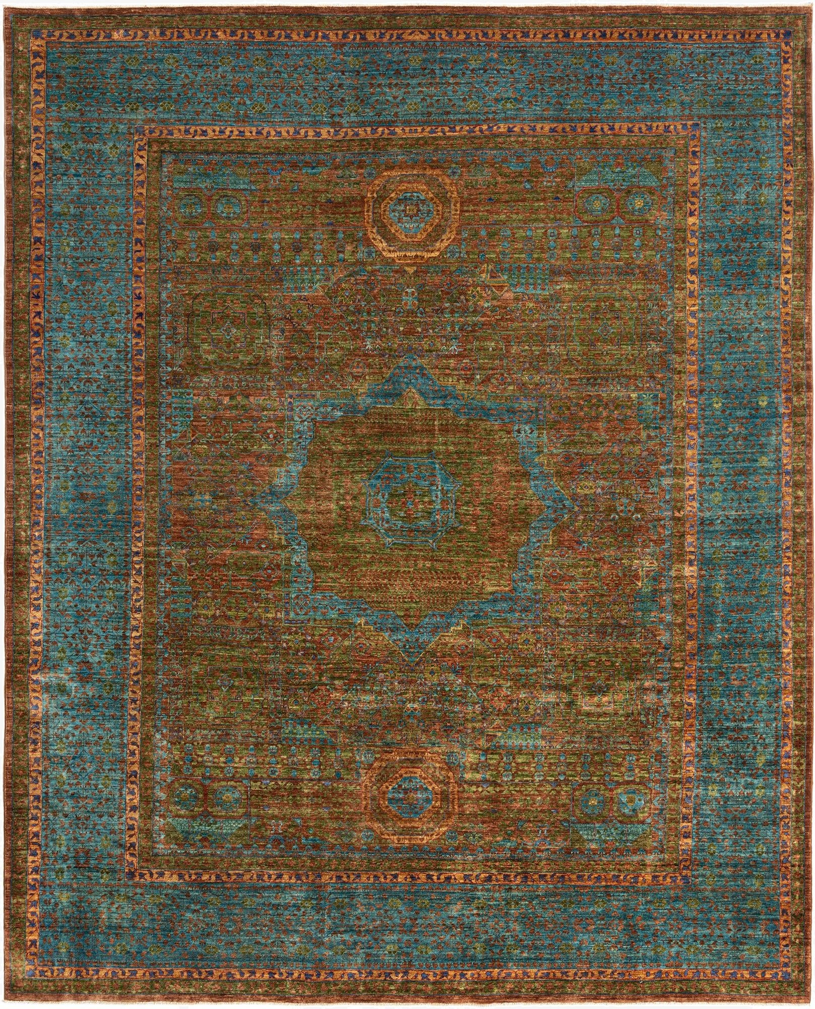 8' x 9' 11 Mamluk Rug