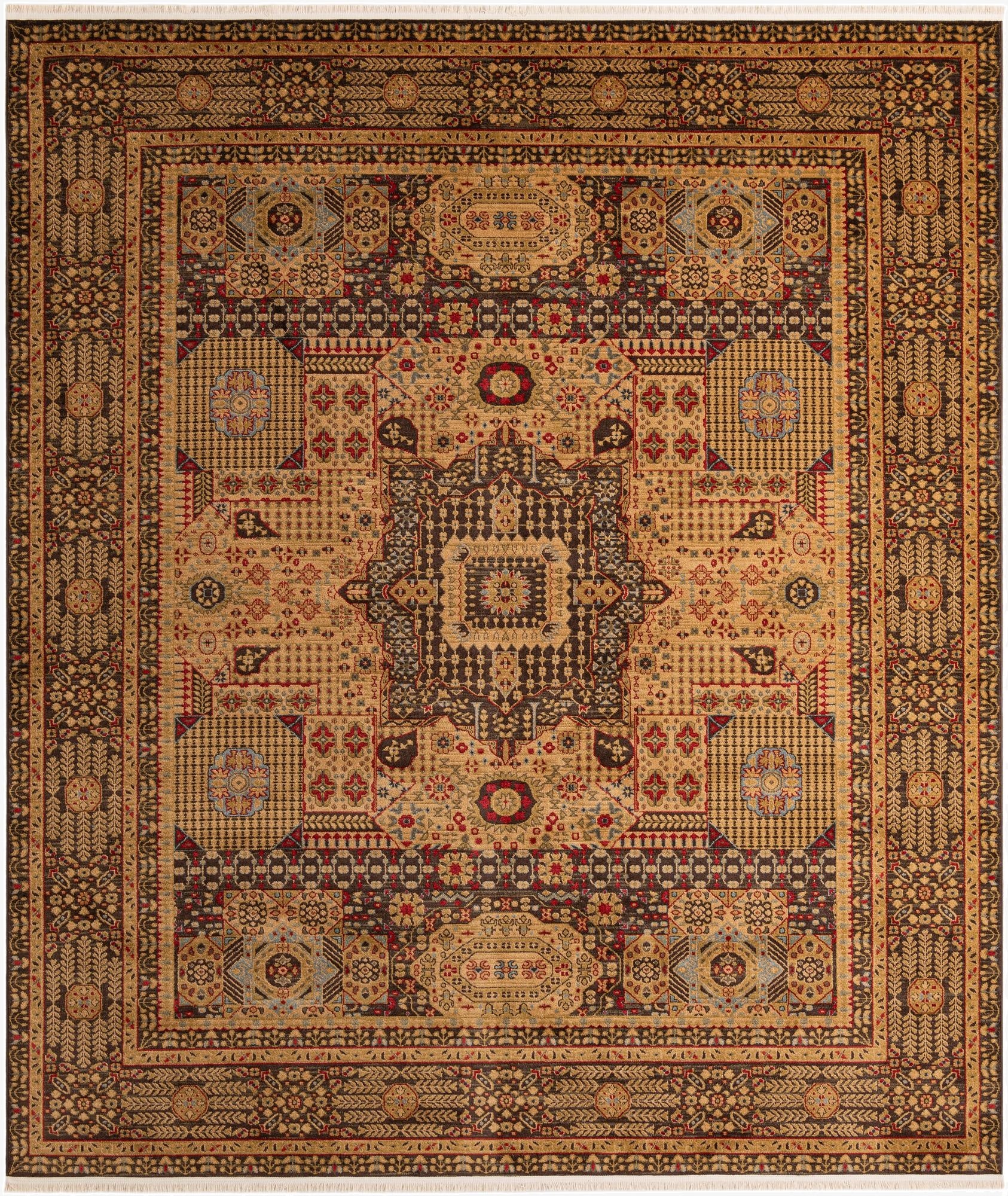 10' x 11' 4 Mamluk Rug