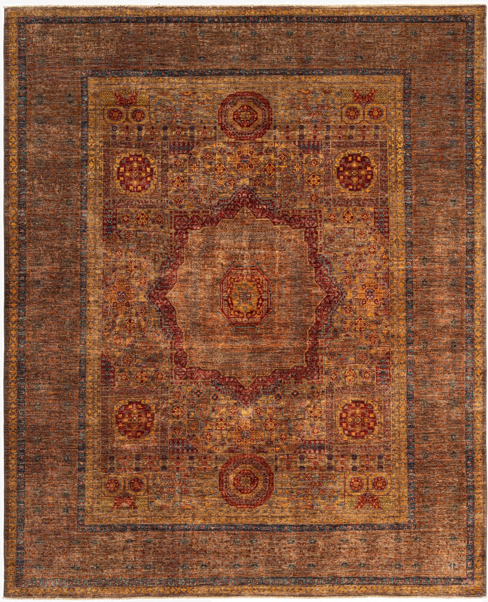 8' 2 x 10' 1 Mamluk Wool Rug