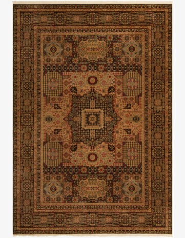 Brown Mamluk Rug