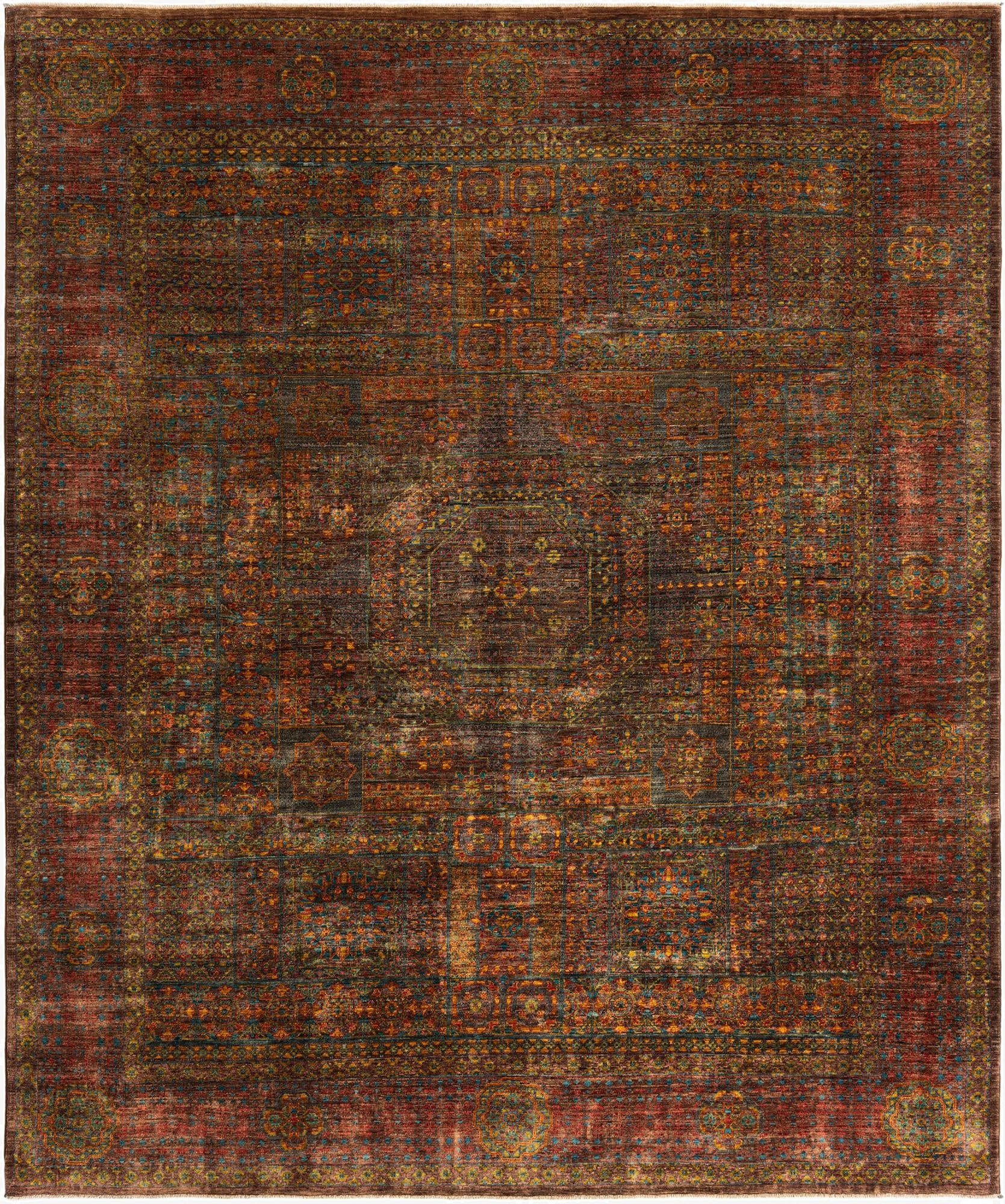 7' 11 x 9' 8 Mamluk Rug