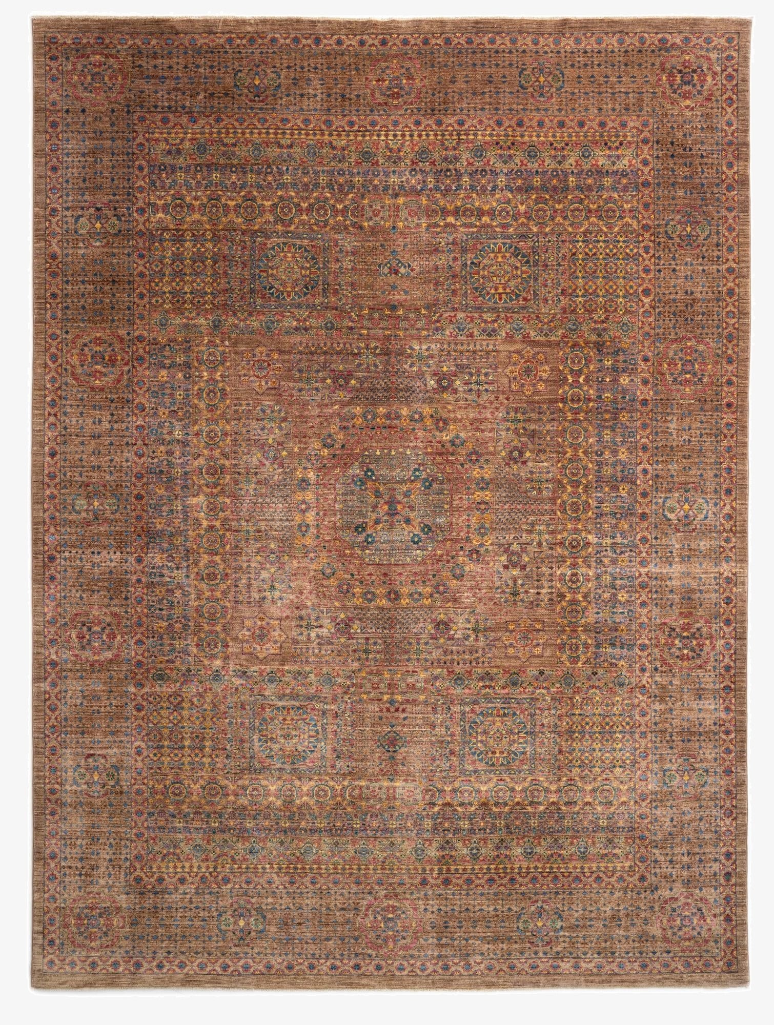 9' 1 x 12' 4 Mamluk Wool Rug