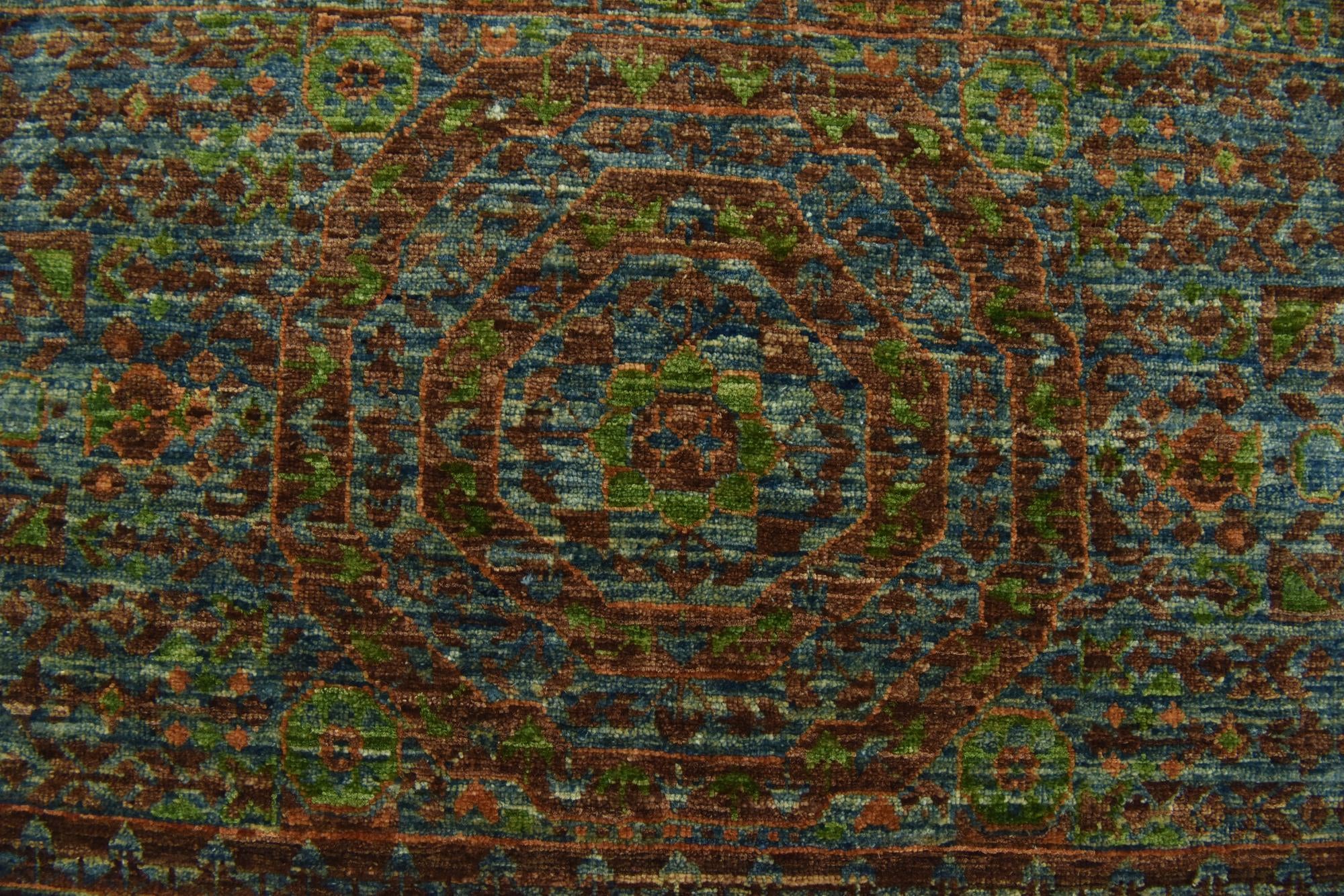 6' 11 x 9' 7 Hand Knotted Mamluk Ziegler Rug