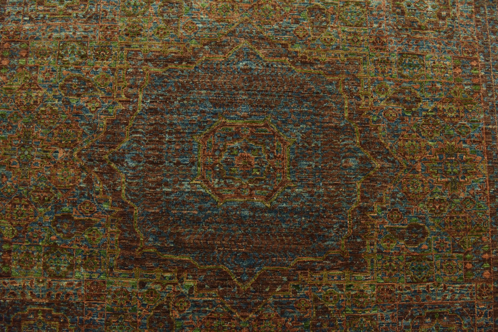 6' 11 x 9' 7 Hand Knotted Mamluk Ziegler Rug