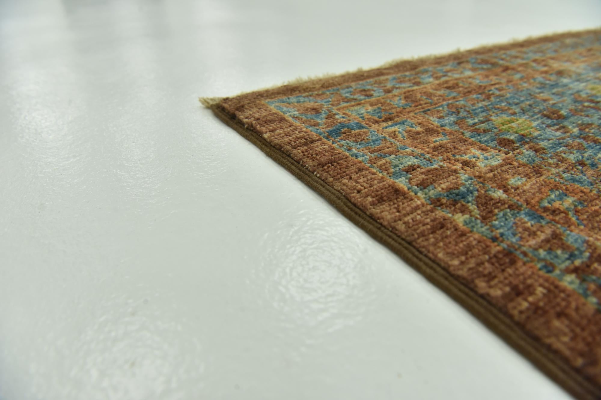 6' 11 x 9' 7 Hand Knotted Mamluk Ziegler Rug
