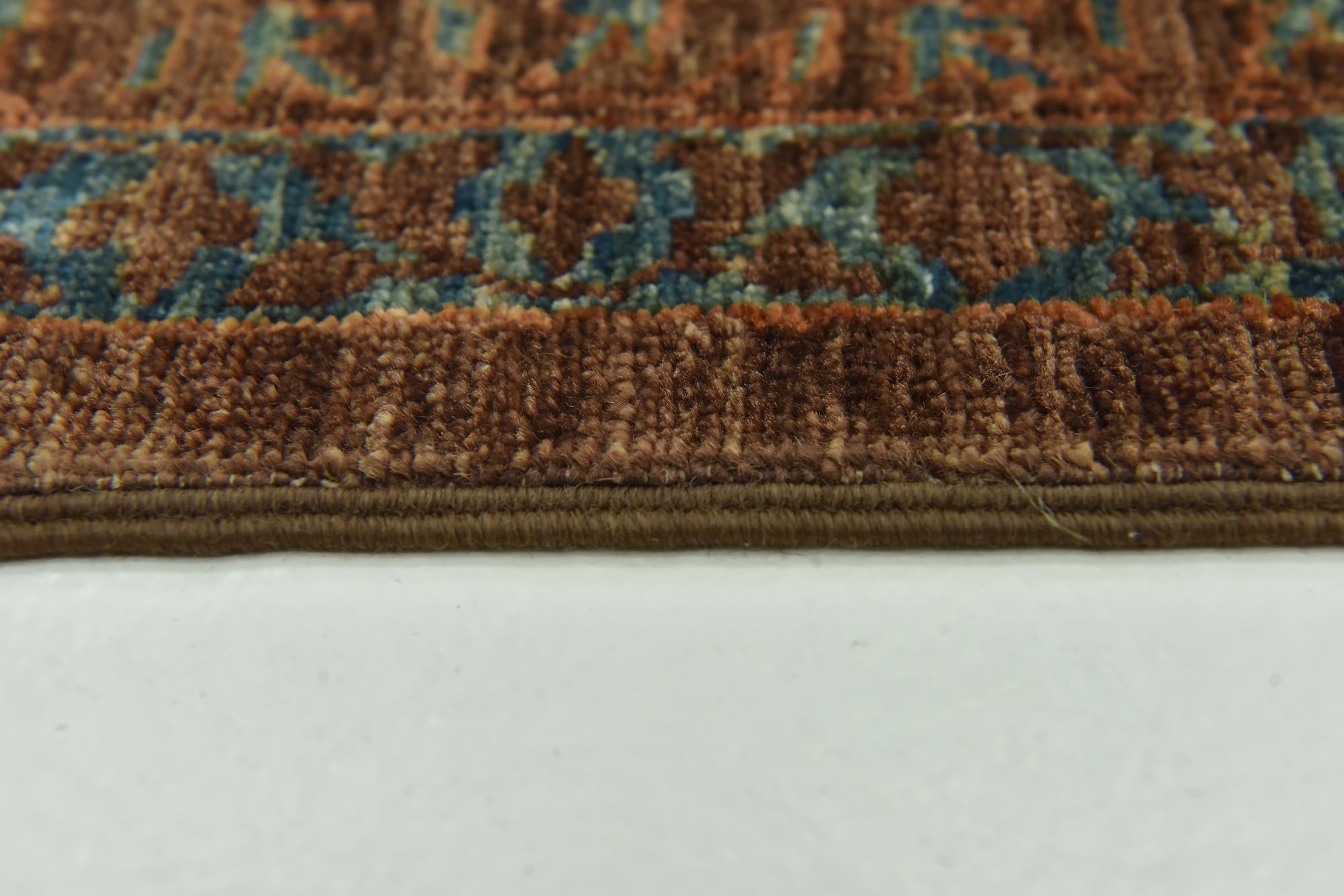 6' 11 x 9' 7 Hand Knotted Mamluk Ziegler Rug