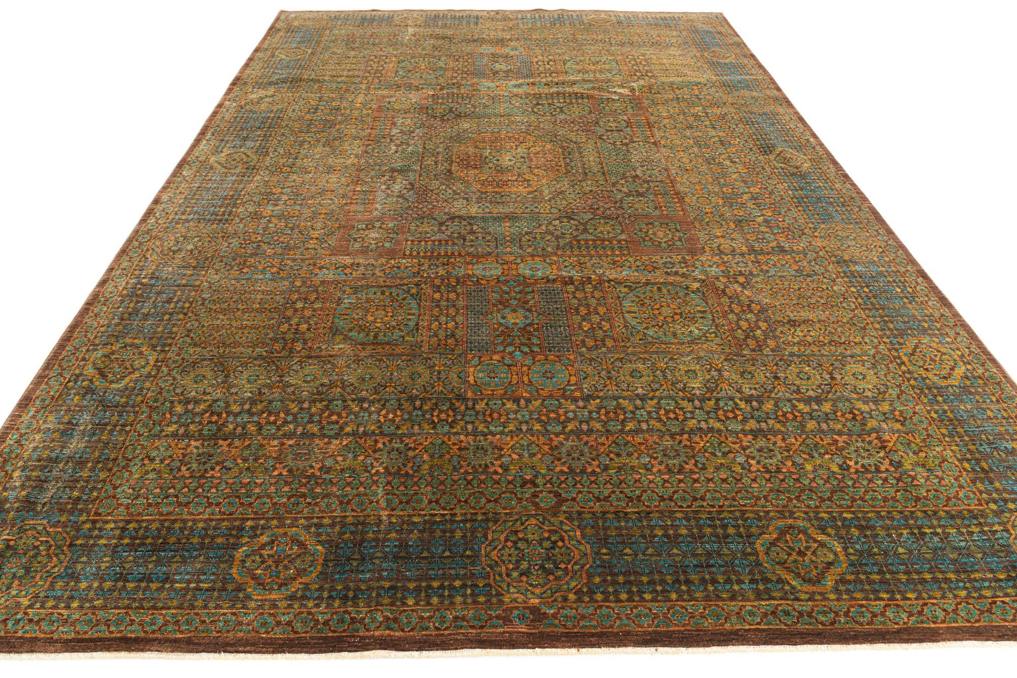 7' 9 x 11' 4 Hand Knotted Mamluk Ziegler Oriental Rug