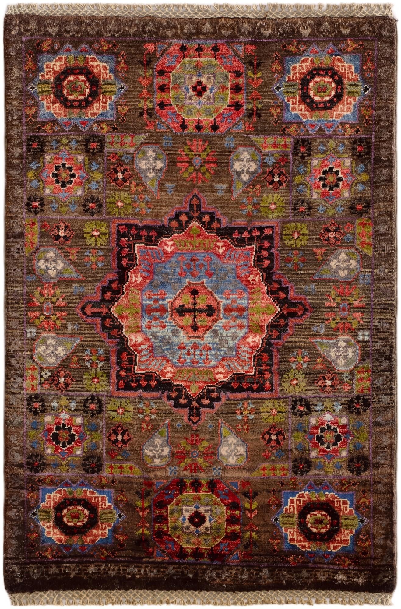 2' 1 x 3' 1 Hand Knotted Mamluk Ziegler Rug