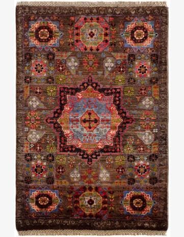 2' 1 x 3' 1 Hand Knotted Mamluk Ziegler Rug