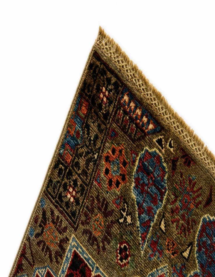 Detail image of 1' 11 x 3' 1 Hand Knotted Mamluk Ziegler Rug