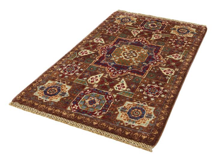1' 11 x 3' 4 Hand Knotted Mamluk Ziegler Rug