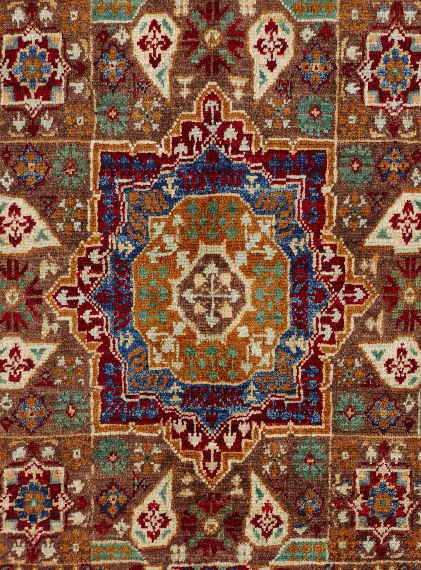 1' 11 x 3' 4 Hand Knotted Mamluk Ziegler Rug