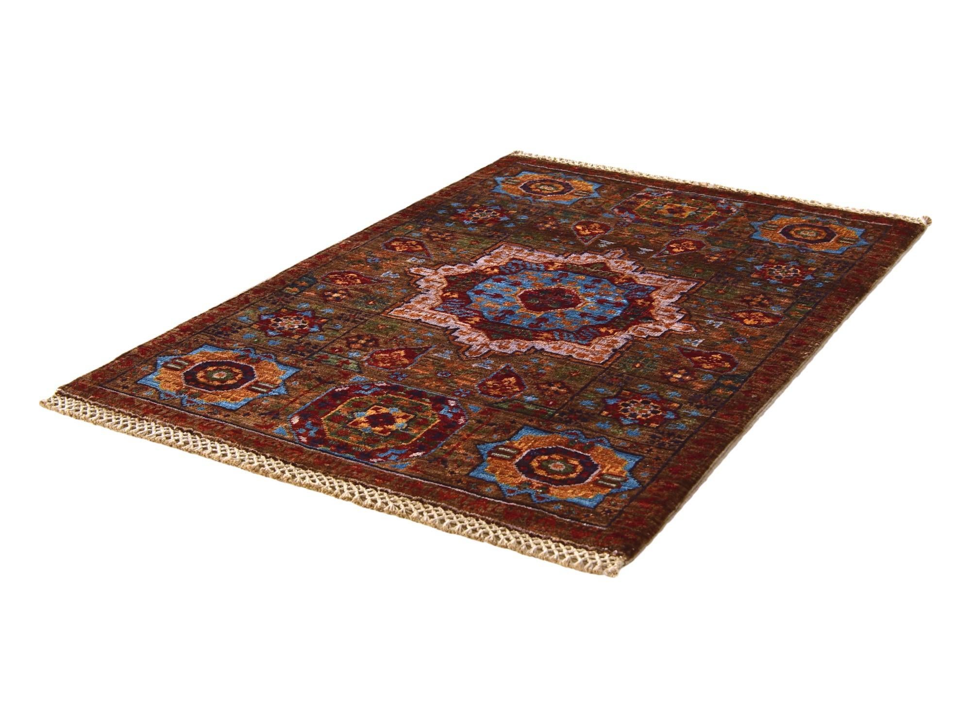 2' x 3' Hand Knotted Mamluk Ziegler Rug