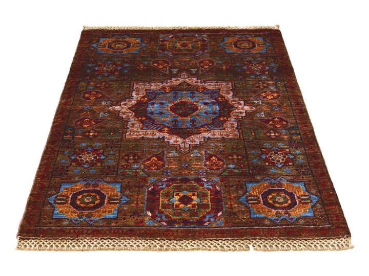 2' x 3' Hand Knotted Mamluk Ziegler Rug