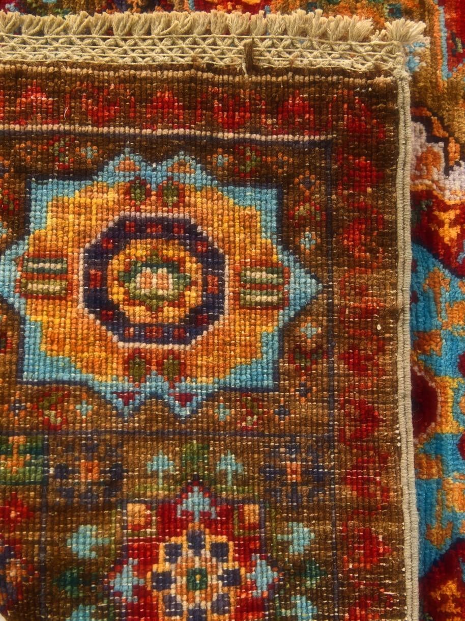 Detail image 12 of 12: 2' x 3' Hand Knotted Mamluk Ziegler Rug
