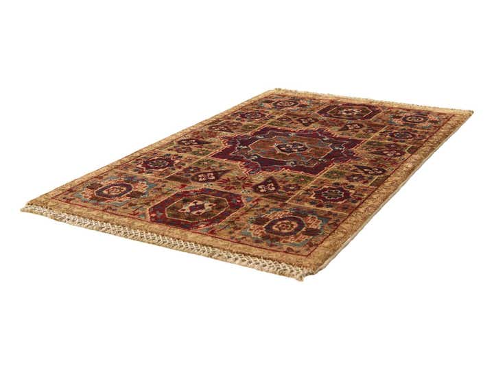 1' 10 x 3' Hand Knotted Mamluk Ziegler Rug