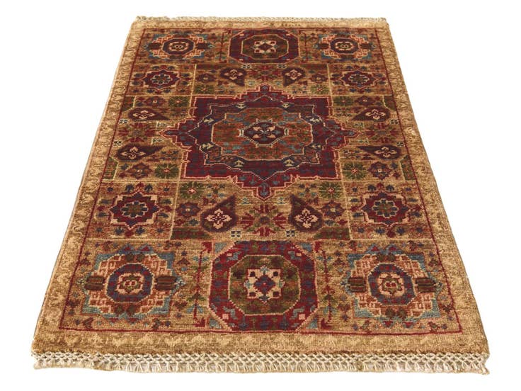 Detail image of 1' 10 x 3' Hand Knotted Mamluk Ziegler Rug