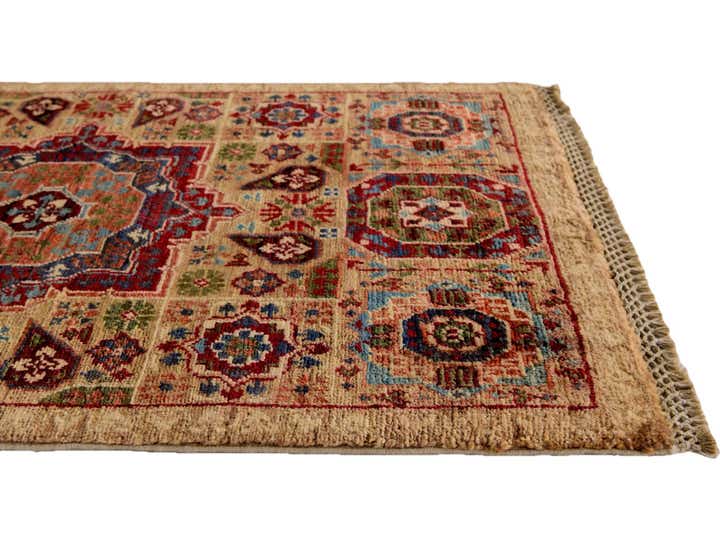 1' 10 x 3' Hand Knotted Mamluk Ziegler Rug