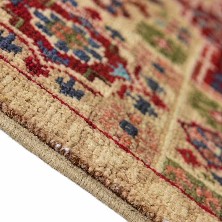 55cm x 90cm Handgeknüpft Mamluk Ziegler Teppich