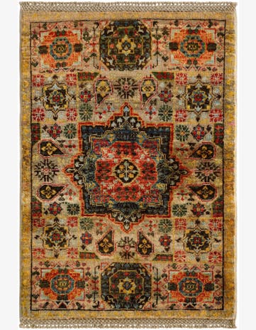 2' 2 x 3' 1 Hand Knotted Mamluk Ziegler Rug