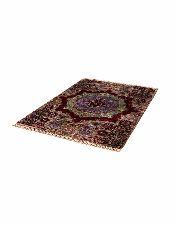 Detail image of 2' x 2' 11 Hand Knotted Mamluk Ziegler Rug