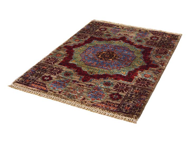 2' x 2' 11 Hand Knotted Mamluk Ziegler Rug