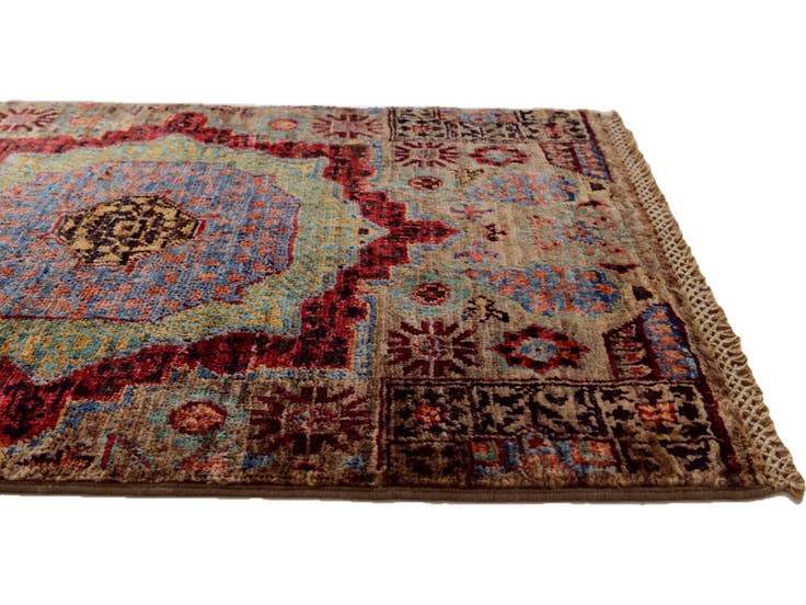 Detail image of 2' x 2' 11 Hand Knotted Mamluk Ziegler Rug