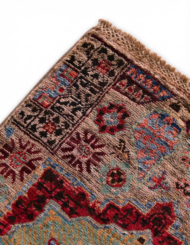 Detail image of 2' x 2' 11 Hand Knotted Mamluk Ziegler Rug