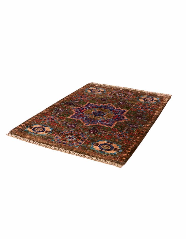 Detail image of 2' 1 x 2' 11 Hand Knotted Mamluk Ziegler Rug