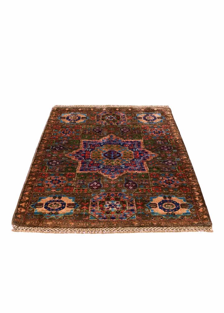2' 1 x 2' 11 Hand Knotted Mamluk Ziegler Rug