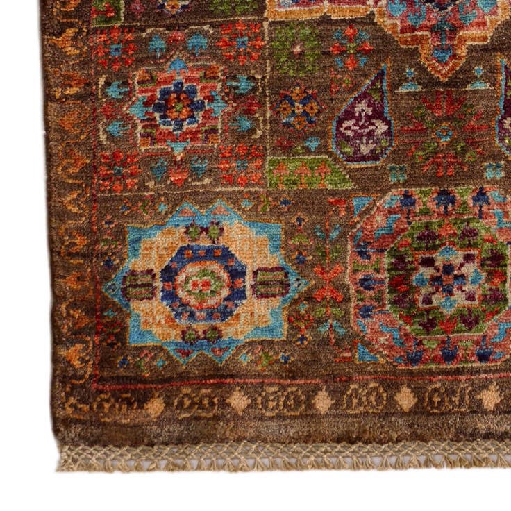 Detail image of 2' 1 x 2' 11 Hand Knotted Mamluk Ziegler Rug